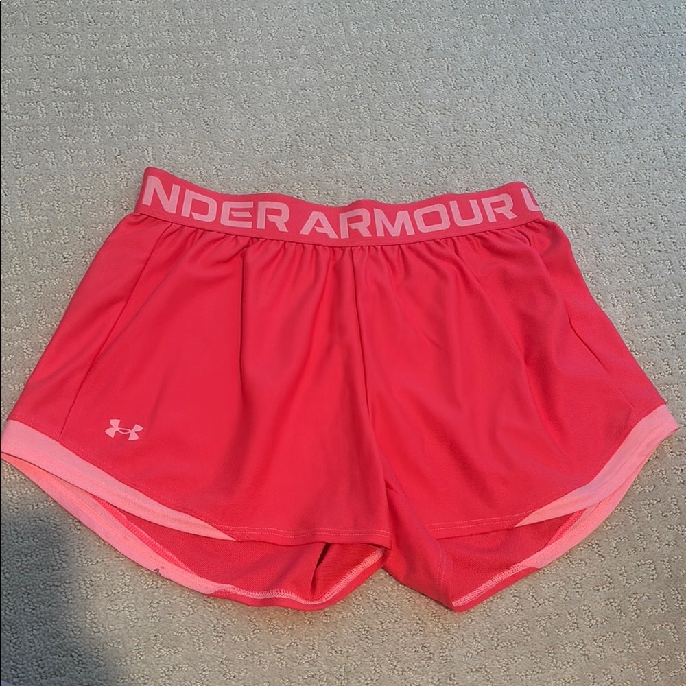 Under Armour Women's Pink Athletic Shorts